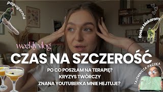 vlog | z czym poszłam na terapię? / kryzys twórczy / Natix mnie hejtuje ⭐️