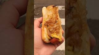 Best Grilled NYC Hot Dogs!  #shorts #hotdog #food