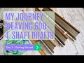 My Journey Weaving 4-Shaft Drafts on a Rigid Heddle Loom