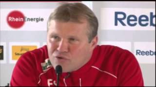Frank Schäfer "Wir sind der 1.FC Köln". Legendäres Pressekonferenz-Zitat.