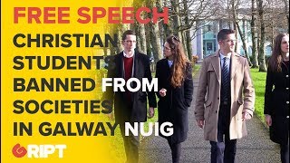 Burke VS NUIG: Christian students banned from joining societies on NUIG campus