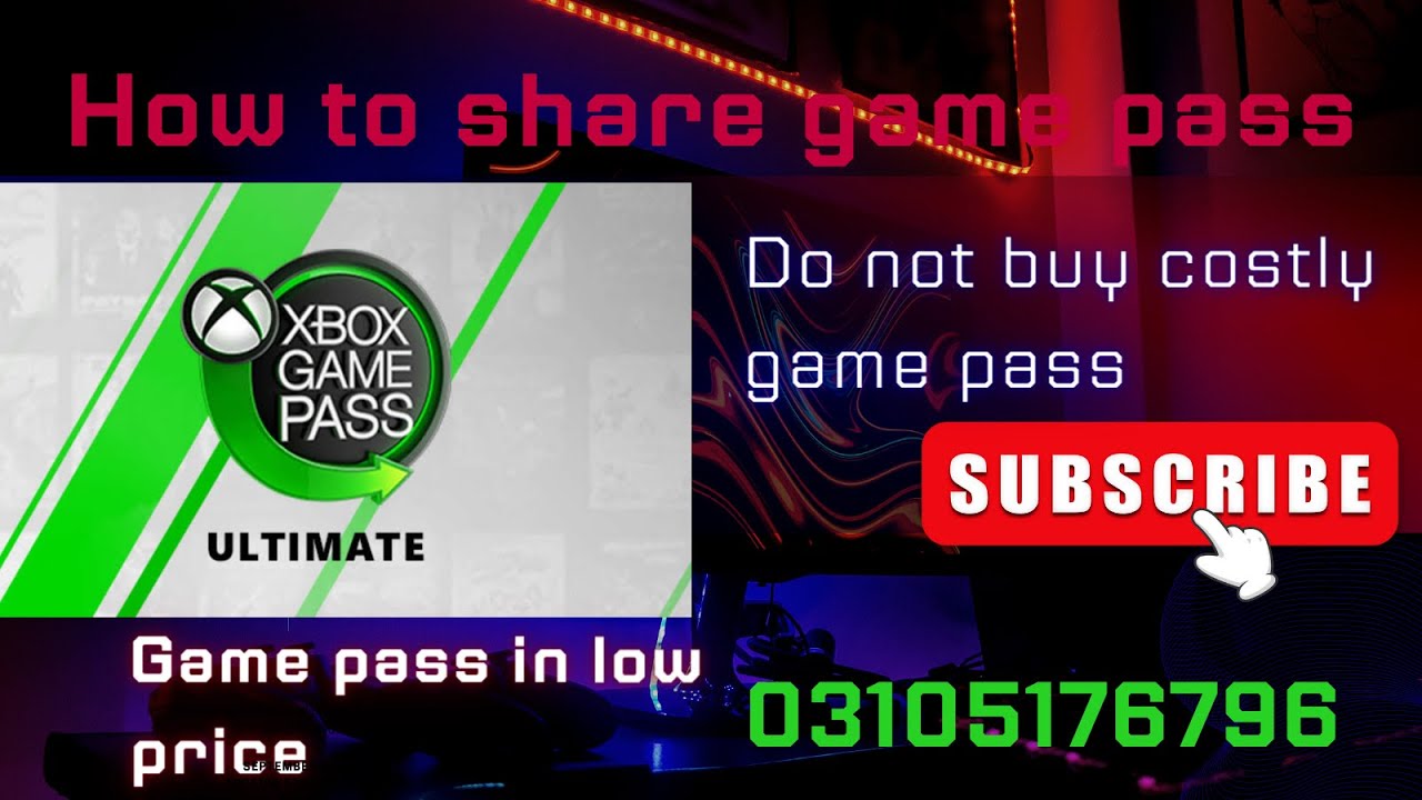 How To Share Game Pass Ultimate Membership - YouTube