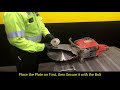 How To Change a Diamond Blade on a Husqvarna K760 Cut-Off Demo Concrete Saw