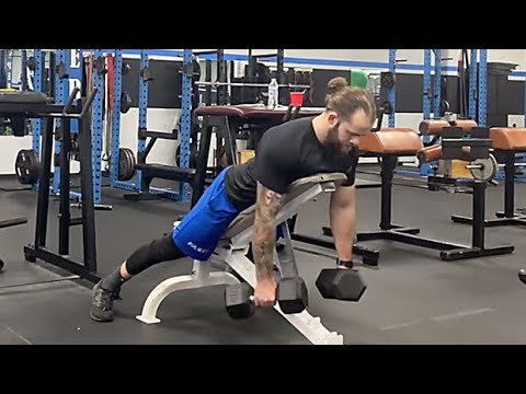 Dumbbell Chest-Supported Row - YouTube