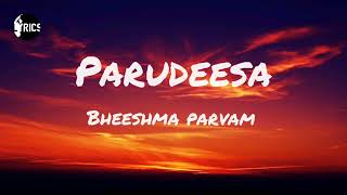 Parudeesa| Bheeshma Parvam | New tending song | Lyrics