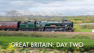 Flying Over Hemerdon: 34028 Eddystone Aces the Great Britain XVIII Day Two - 2026