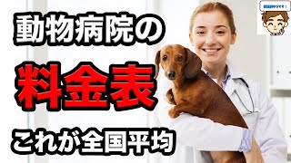 【獣医が】動物病院の料金表を大公開、これが全国平均！