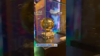 Messi 7th Ballon D'or Arrived In Barcelona Museum #Messi #LM7 #BallonDor