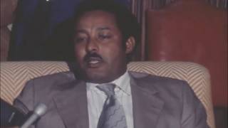 Ethiopian delegation returns from Moscow 1979