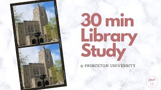 30 Minute Study with Me | Firestone Library Princeton