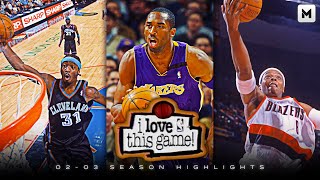 NBA 02-03 Highlights ft. Kobe, Bonzi, \u0026 Ricky Davis 🏀 I LOVE THIS GAME!