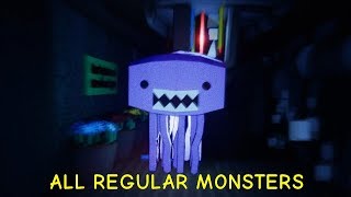 All Regular Monsters \u0026 Jumpscares Strange Terror From The Deep