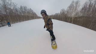 長野志賀高原燒額山滑雪場