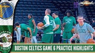 Boston Celtics PRACTICE HIGHLIGHTS Ahead of Game 6 of NBA Finals