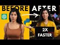 How to code Python FAST for Data Analysis: Gemini vs ChatGPT
