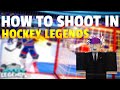 How to shoot in Hockey Legends - ROBLOX