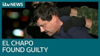 Mexican drug lord El Chapo guilty of huge smuggling operation | ITV News