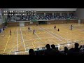 2020 ソフトテニス日本リーグ入替戦　男子　第５対戦１　川口市役所（松本・菅野）vs太平洋工業（吉田・山本）