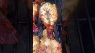 Large Grill Prawns on a Grill 🦞😋 🍤 #bbq #food #cooking