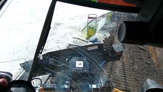 Cat 289D3 skid steer with a new smart blade from Cat