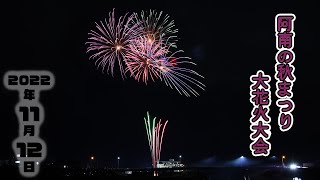 【4K】令和4年度 阿南の秋まつり 大花火大会　浜の浦緑地　桑野川