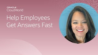 Help your employees get answers in a snap | CloudWorld 2022