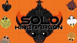 SOLO KING DRAGON GAMEPLAY! // KD UPDATE! // MOPE.IO