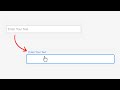 Move Placeholder to Top on Focus | Placeholder Animation using pure CSS