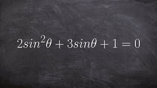 Solve for all of the solutions of an equation when you have to factor