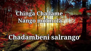 Chadambeni Salrango || Lyrics music video