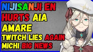 Nijisanji hurts Aia Amare? Twitch Lies, Hololive world tour ends