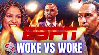 Malika Andrews FIGHTS With Stephen A Smith Over Ime Ukoka Suspension | Woke On Woke CRIME At ESPN