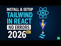 How to Install Tailwind CSS in Vite React JS 2026 🔥 | Tailwind CSS Setup Tutorial with VS Code