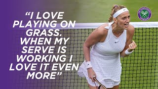 Petra Kvitova is "ready for some press" after Third Round victory | Wimbledon 2023