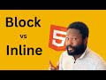 HTML Block vs Inline Elements: Key Differences Explained!
