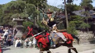 第59回 鎌倉まつり 流鏑馬 奉射(式的) 参@鶴岡八幡宮 平成29年4月16日 弐之組 伍番手