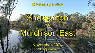 Drivers eye view, Shepparton to Muchison East, Nov 2024