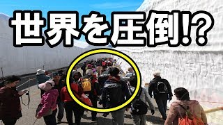 衝撃！ある光景に外国人びっくり仰天！「これは日本でしか無理！」世界を圧倒した雪の回廊とは？【海外の反応】