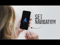 How to Set Navigation in iPhone (tutorial)