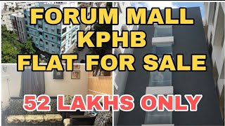 #52LAKHS #KPHB || FLAT FOR SALE  || FORUM MALL || HYDERABAD || ELIP PROPERTY ||