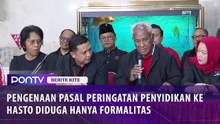 Pengenaan Obstruction of Justice ke Hasto Diduga Hanya Formalitas