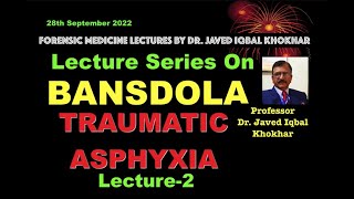 2. Series-2 BANSDOLA (ASPHYXIA) TRAUMATIC ASPHYXIA (STAMPEDE) MODE OF DEATH AUTOPSY #asphyxia