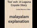 toe osh a laguna coyote story by leslie marmon silko summary in malayalam