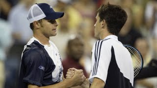 Andy Roddick vs Tim Henman 2003 US Open R1 Highlights
