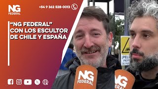 NGFEDERAL  -  “NG FEDERAL” CON LOS ESCULTOR DE CHILE Y ESPAÑA