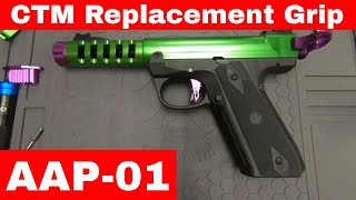 How to replace grip frame for AAP-01 CTM 22/45 | Airsoft Toy Tech Guide