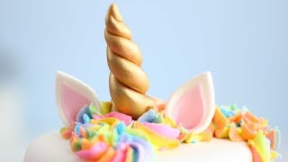 Unicorn CAKE with a MAGICAL surprise INSIDE!