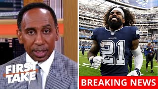 FIRST TAKE | Stephen A. GOES CRAZY Zeke return to Cowboys as both sides agree to