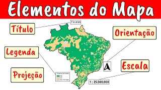 Você conhece os Elementos do Mapa?? Entenda AGORA (Cartografia)