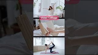 How to make a clean 3-video collage in just a few steps 🎞️✨#inshot #tutorial #collage #edit #trend